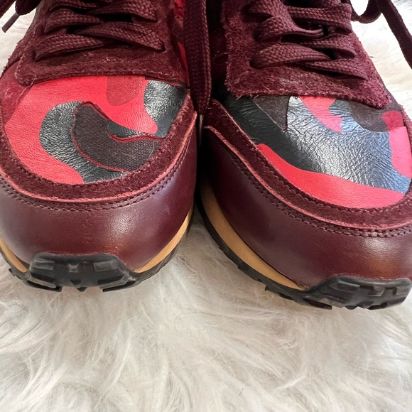 Valentino Garavani rockstud leather & suede camo sneakers. Size 38 (US sz 7.5-8) - Picture 10 of 12